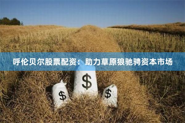 呼伦贝尔股票配资：助力草原狼驰骋资本市场